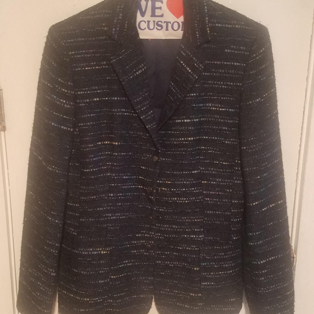 Elie Tahari Multi colored Ble Blazer